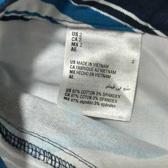 INC Ade Samuel Women's Printed Blue Graphic Wave Runner Wide Straight-Leg Jeans - Picture 6 of 13